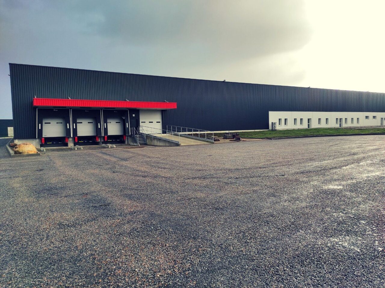Construction d’une plateforme logistique